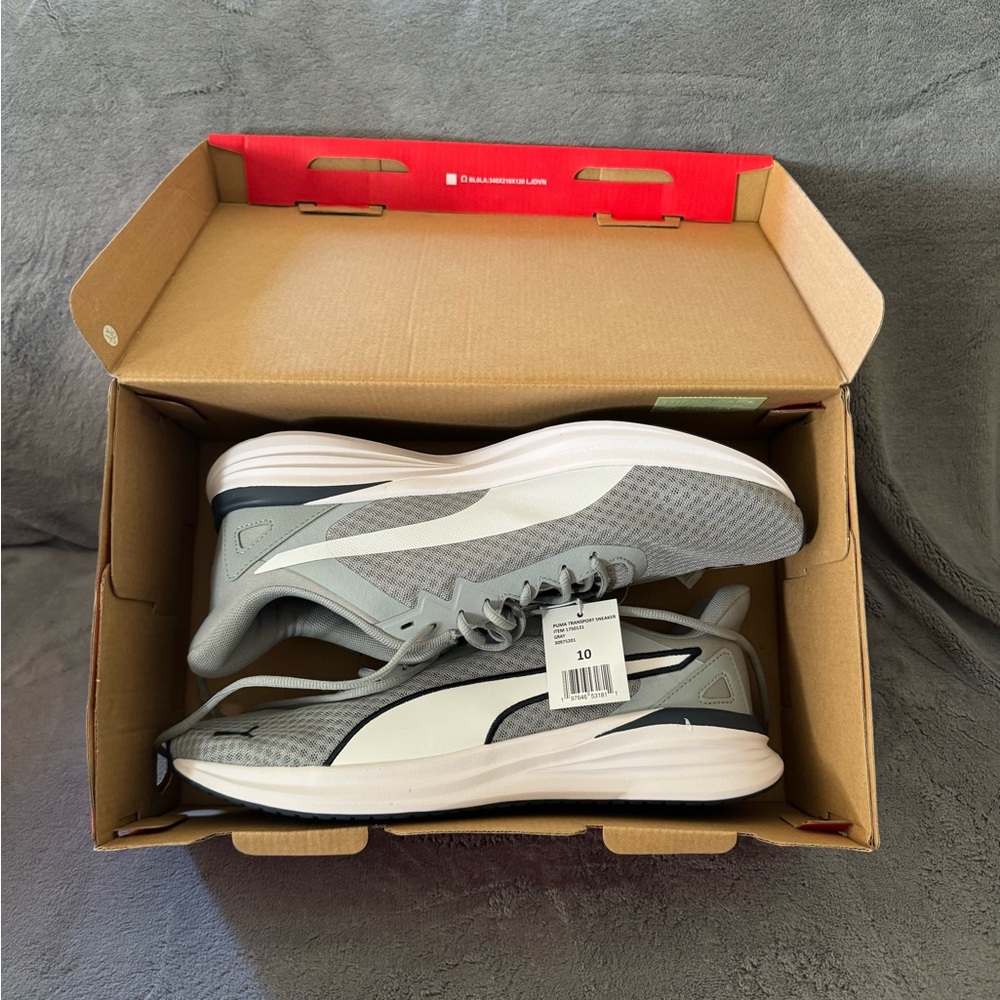 NWT Puma Men’s Gray Transport Sneaker